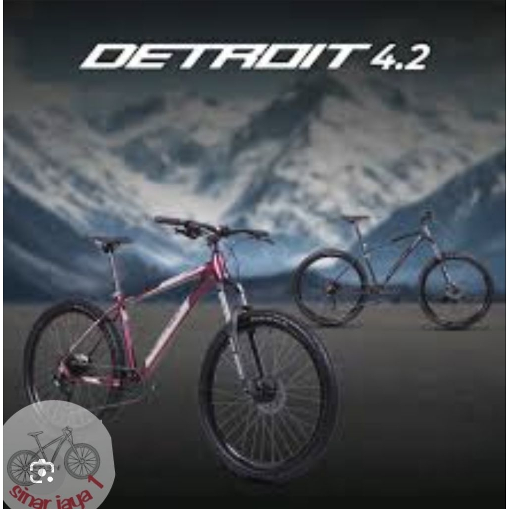 SEPEDA GUNUNG UNITED 27.5 DETROIT 4.2 FREE BEL STANDAR