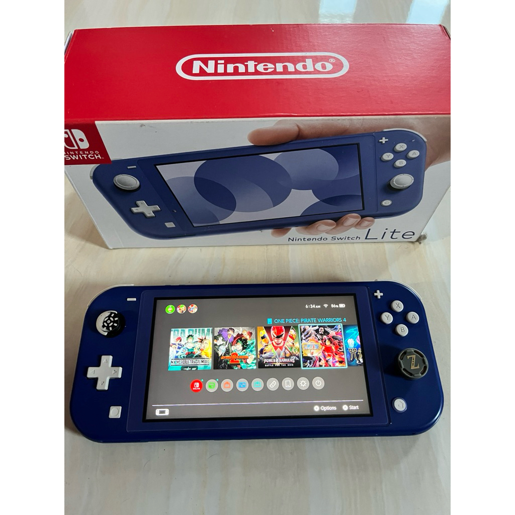 nintendo switch lite blue ofw
