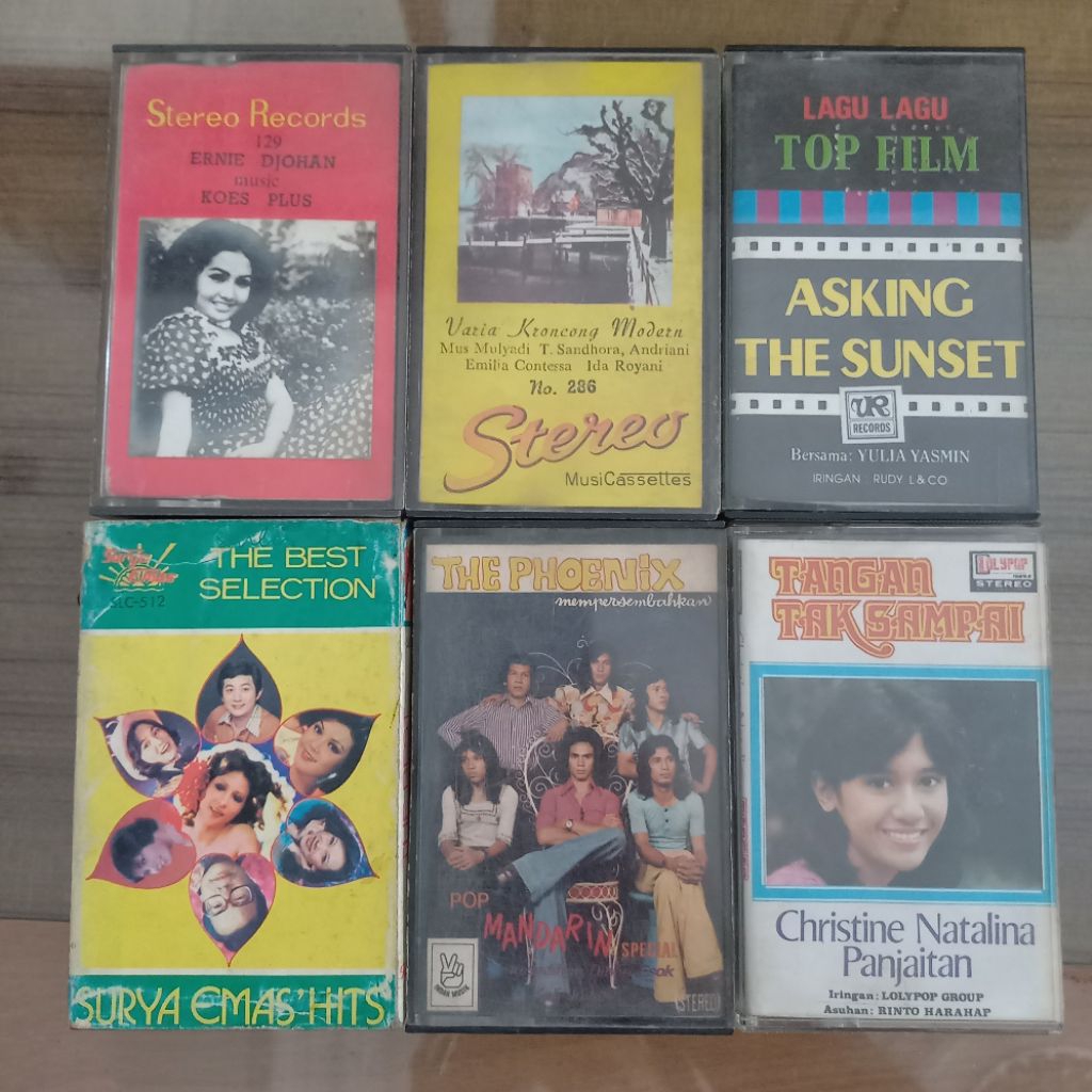 Kaset Tape Kumpulan Lagu Indonesia / Cassette Tape Koleksi Lagu Indonesia / Kumpulan Top Indonesia /