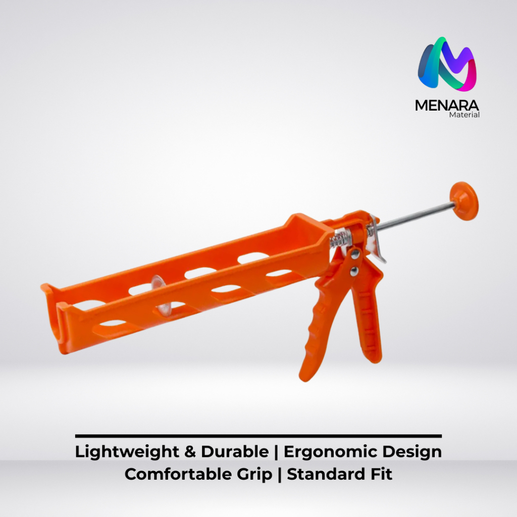 Alat Tembak Lem Botol Plastik Fiber Tebal Glue Sealant Gun Silicone Sealant Lem Kaca Lem Besi Lem Pl