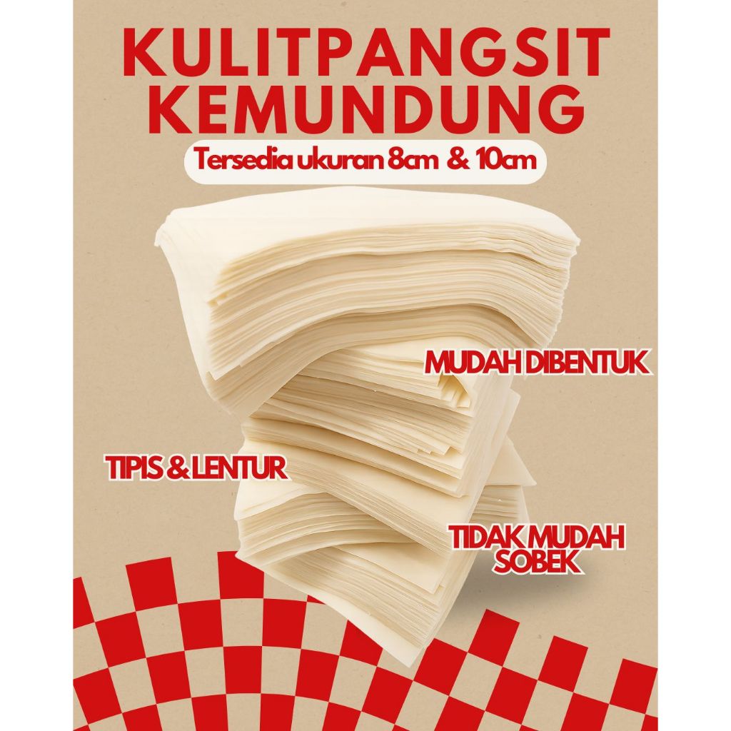 Kulit Pangsit Basah 250gr