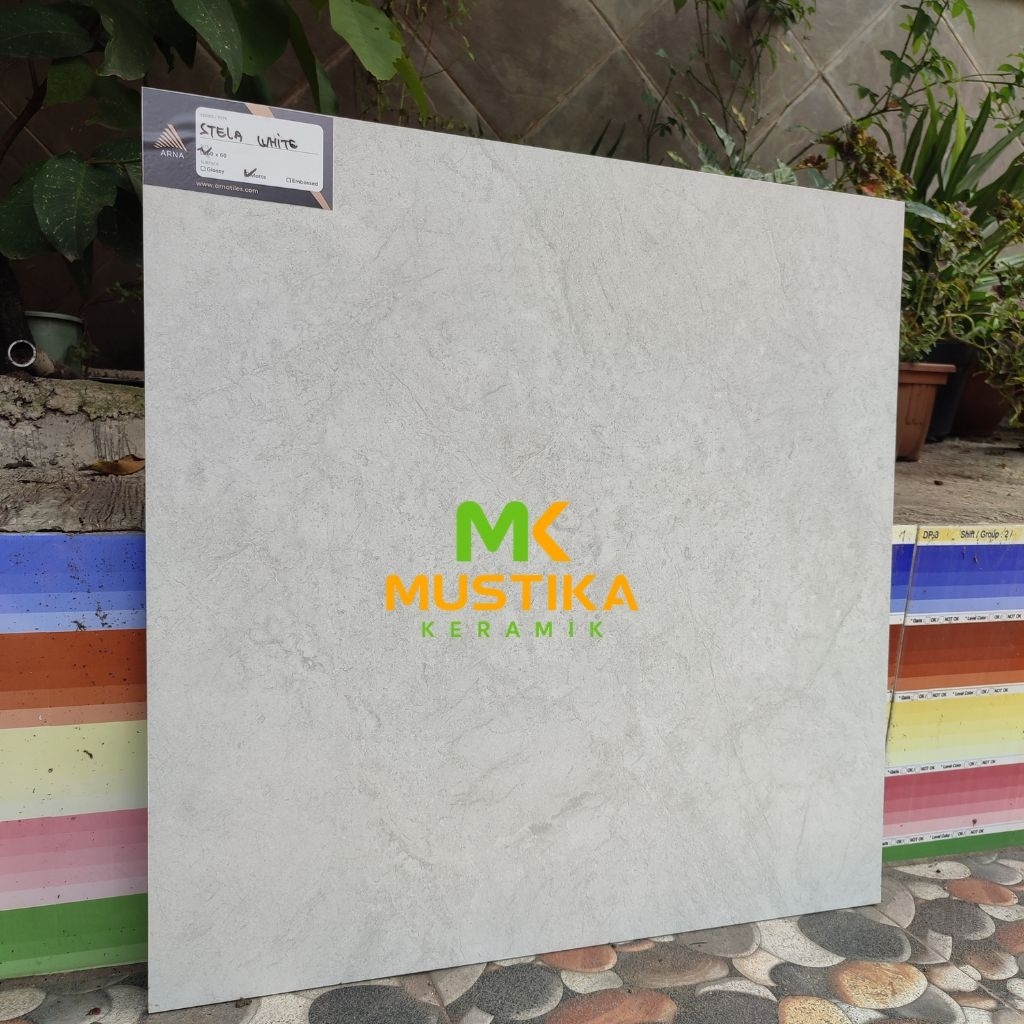 GRANITE LANTAI 60x60 STELA WHITE / ARNA / MATT