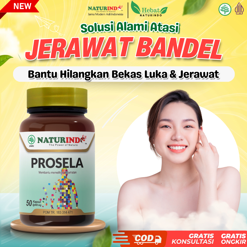 Prosela Obat Jerawat & Bekas Jerawat Herbal Jerawat Batu Bruntusan Wajah Punggung Pria Wanita