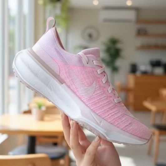 Nike Wmns Zoom Invicible Run FK 3 Soft Pink 1jt% Original BNIB "Resmi"
