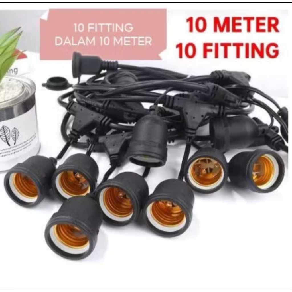 Fitting lampu outdoor cafe