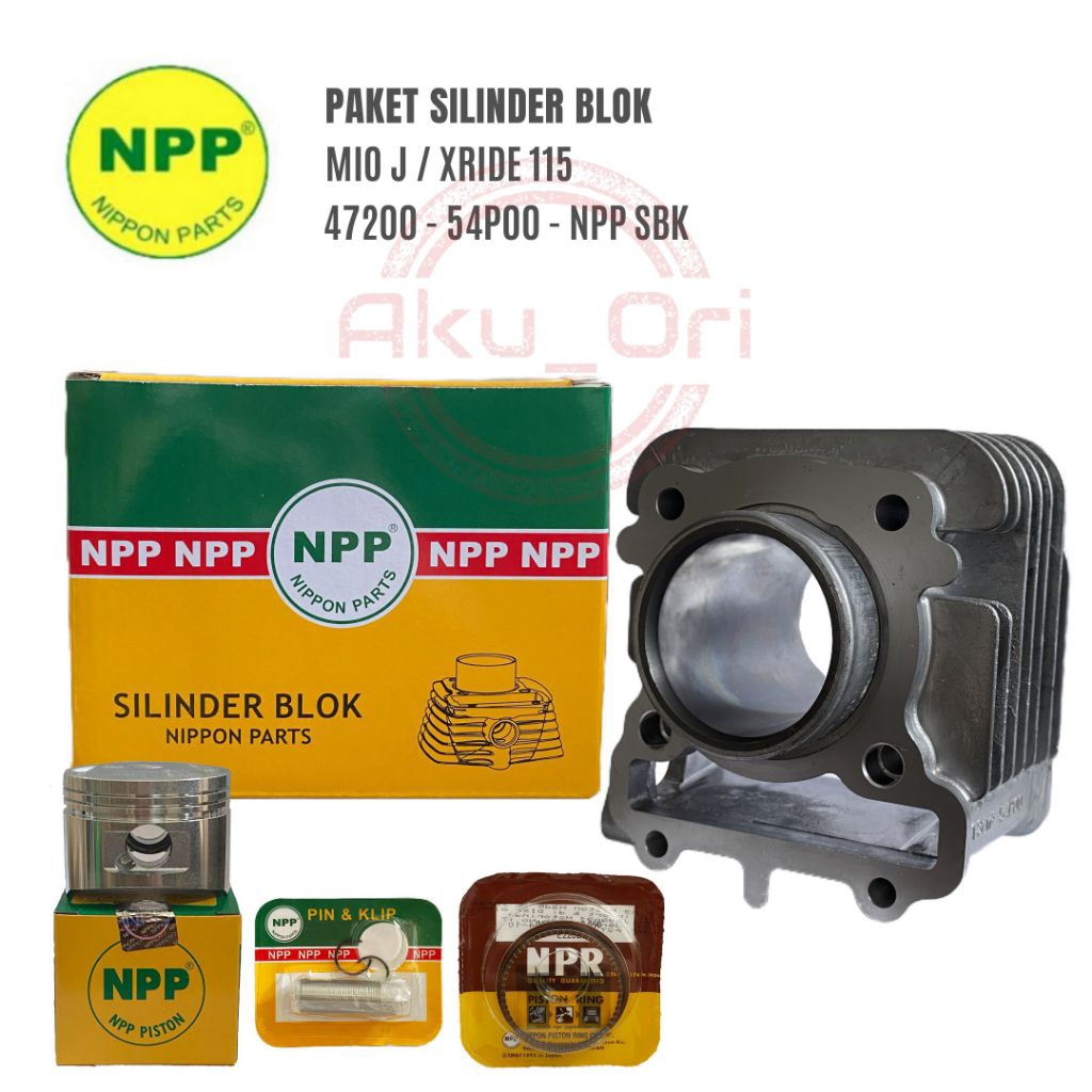 BLOK SEHER SET MIO J (54P) NPP blok cylinder boring seher mio j xride 115 fino 115