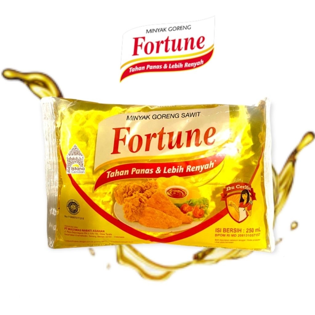 MINYAK FORTUNE BANTAL 1 LITER / MINYAK FORTUNE BANTAL ½ LITER / MINYAK FORTUNE BANTAL ¼ LITER