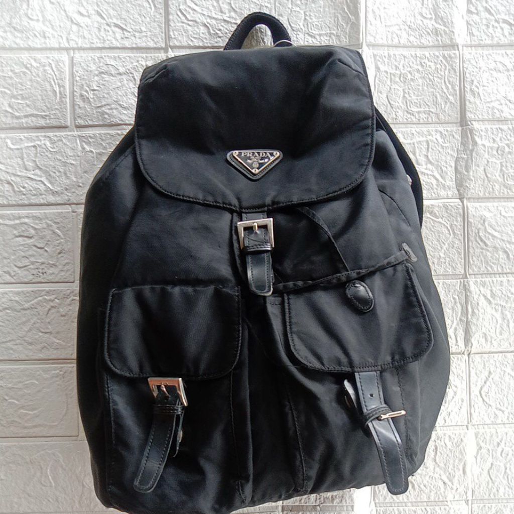 PL RANSEL SERUT PRAD A NILON TAS PREMIUM PRELOVED TAS RANSEL WANITA