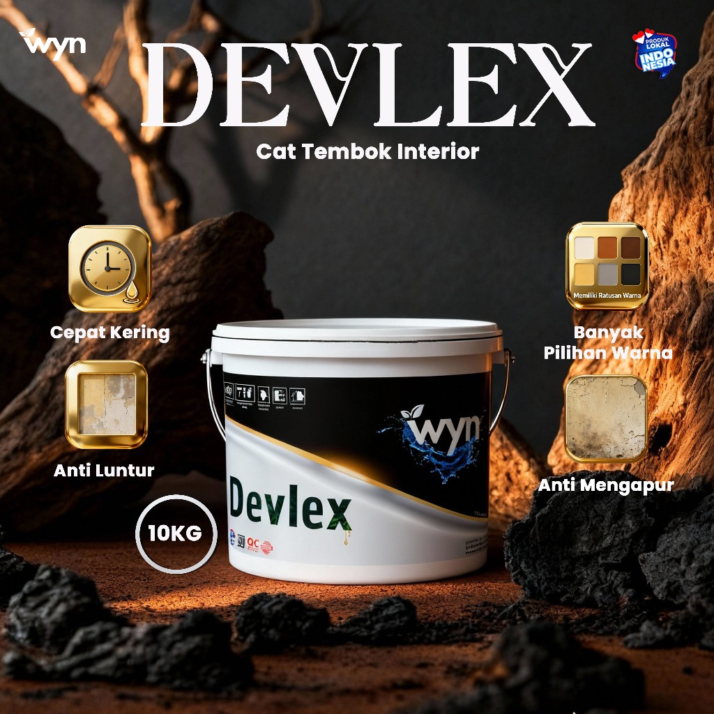 WYN - Cat Tembok 10KG / Cat Interior  5 KGx2