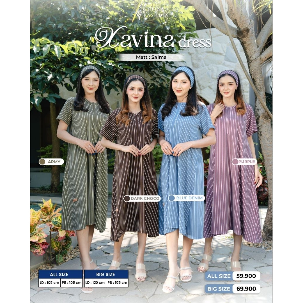 Daster Ghiina fashion *Xavina Dress*