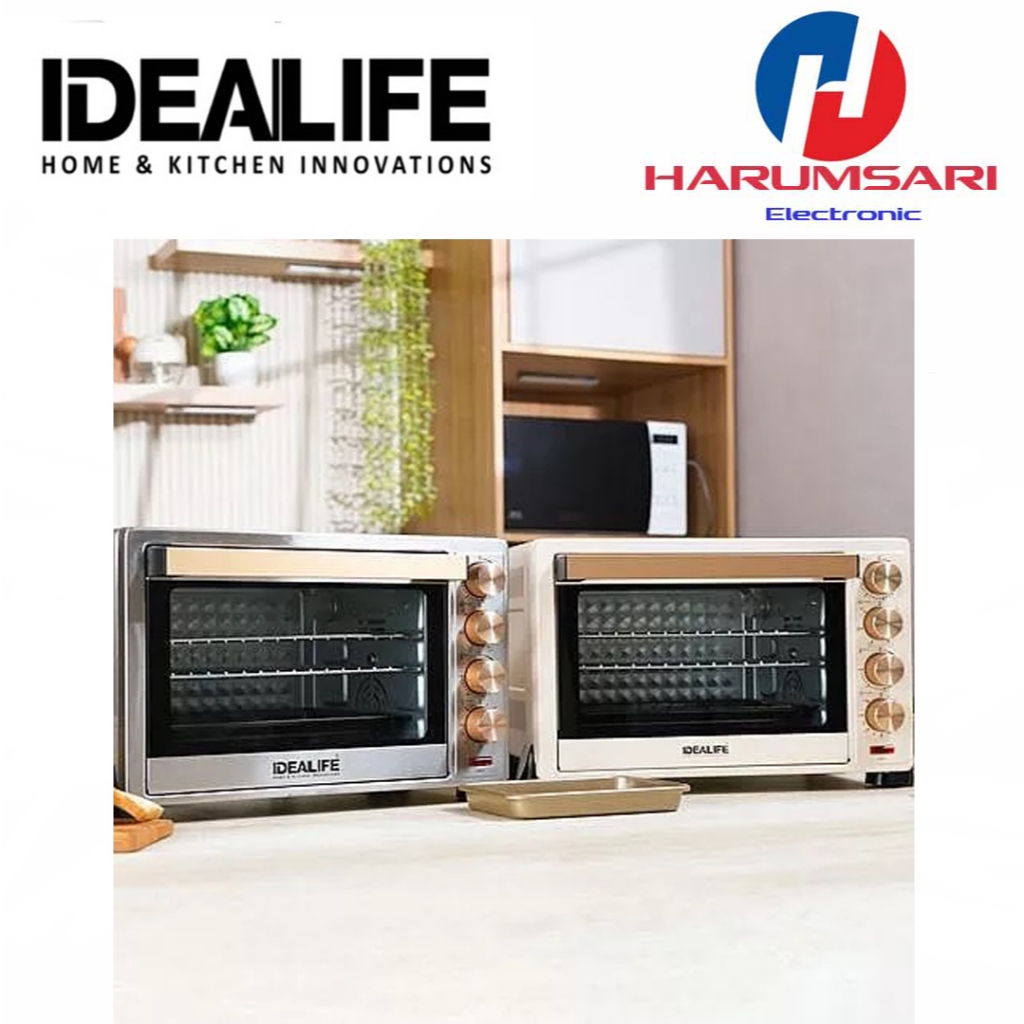 IDEALIFE Oven Listrik Low Watt MO-3001 Kapasitas 30 Liter