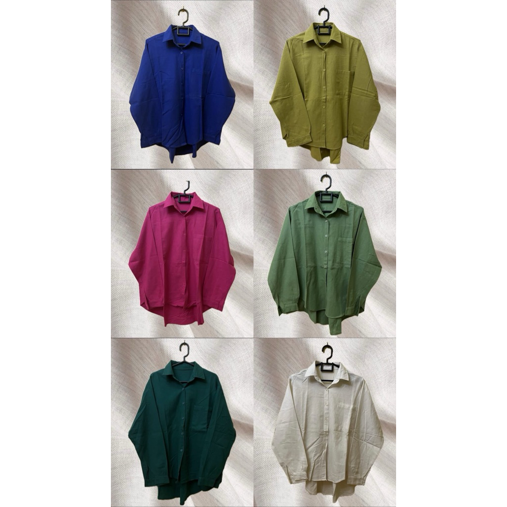 preloved kemeja linen