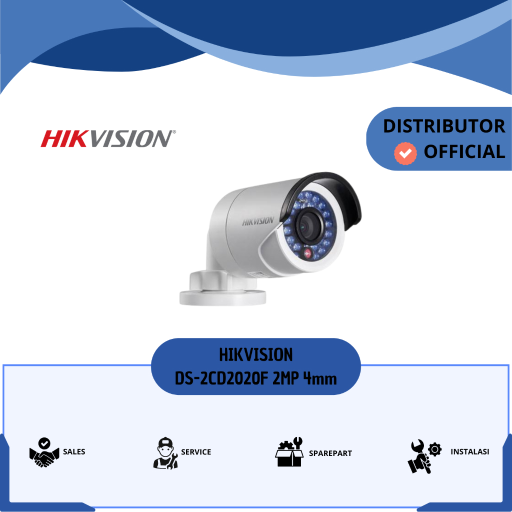 HIKVISION DS-2CD2020F 2MP 4mm CCTV OUTDOOR