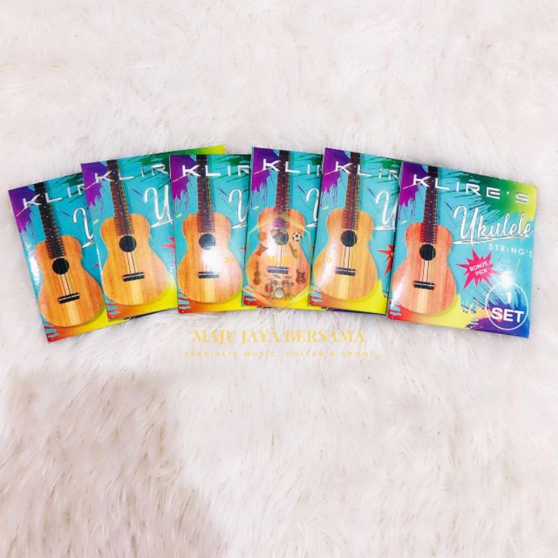 Senar Gitar Ukulele 1 Set Warna Warni Murah