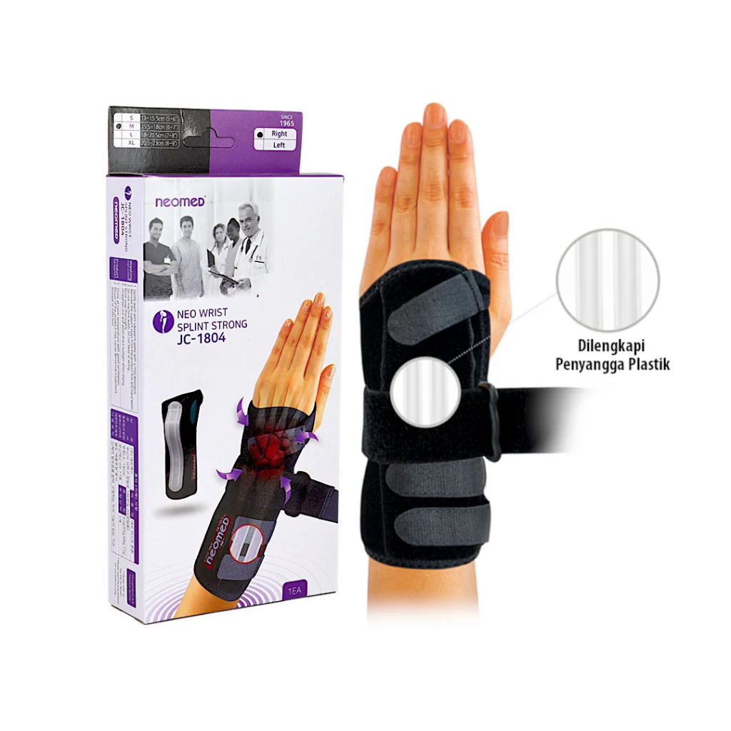 NEOMED - Penyangga Tangan Neomed JC-1804 / Wrist Splint Strong