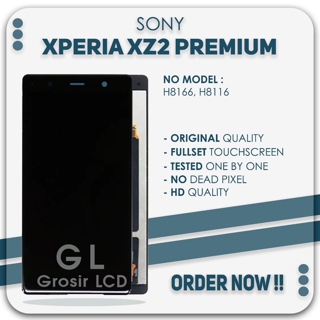 Grosir LCD Sony Xperia XZ2 Premium - Finger Print Fullset Touchscreen