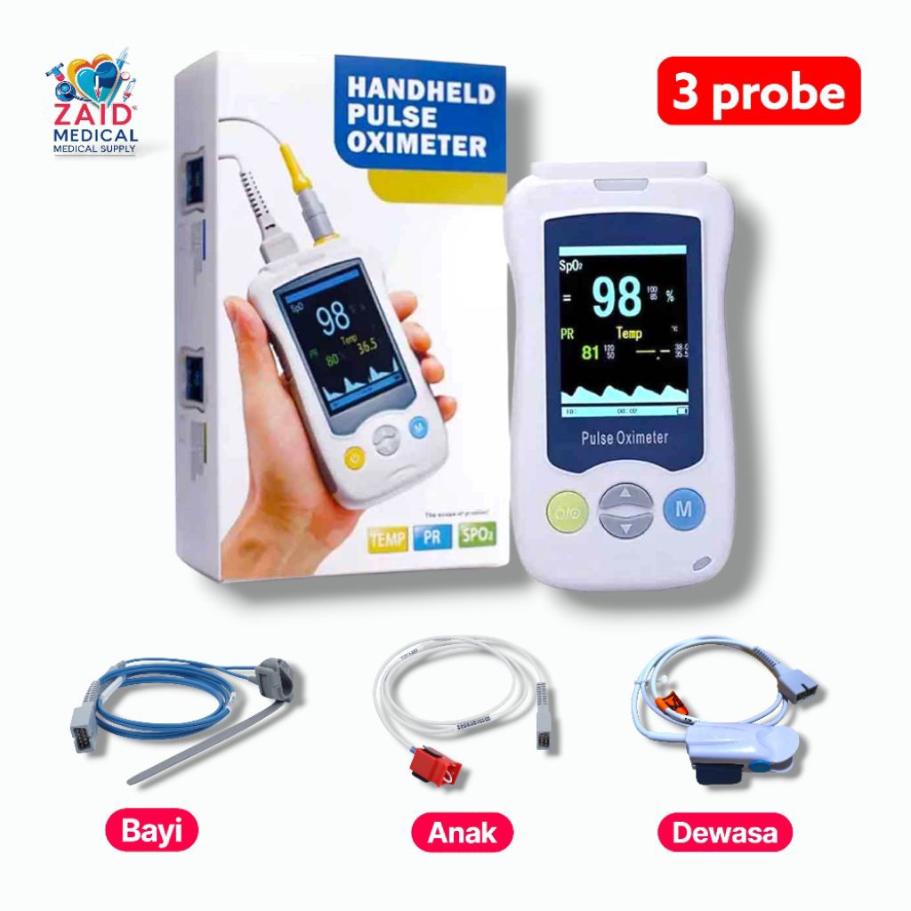 Handheld Pulse Oximeter Yonker 3 Probe