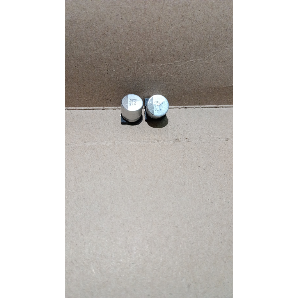 5967 kapasitor elco smd tempel 220uf 220 uf 35v 35volt 35 volt