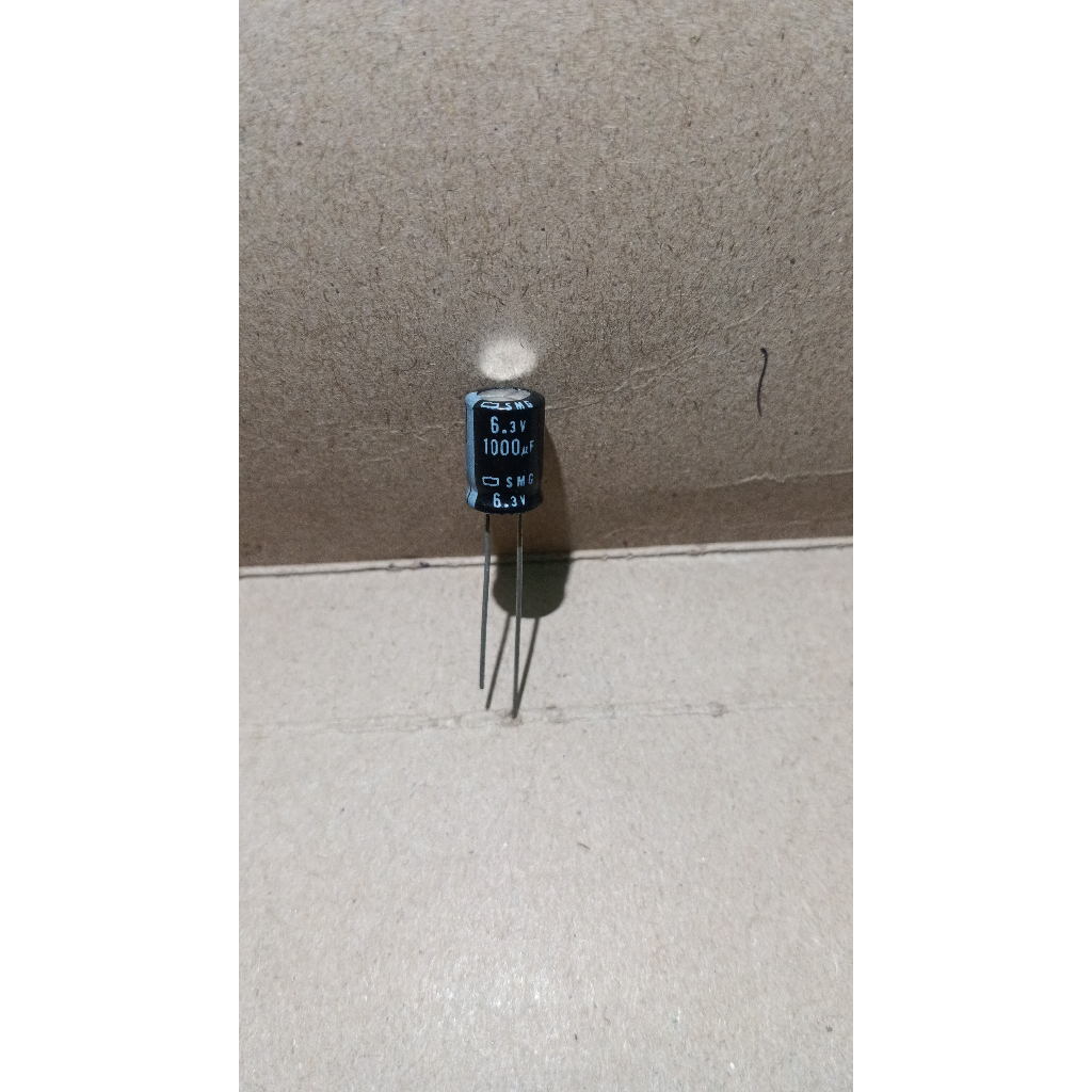 5960 kapasitor elco 1000uf 1000 uf 6.3v 6,3v 6v3 6.3 6,3 volt nippon