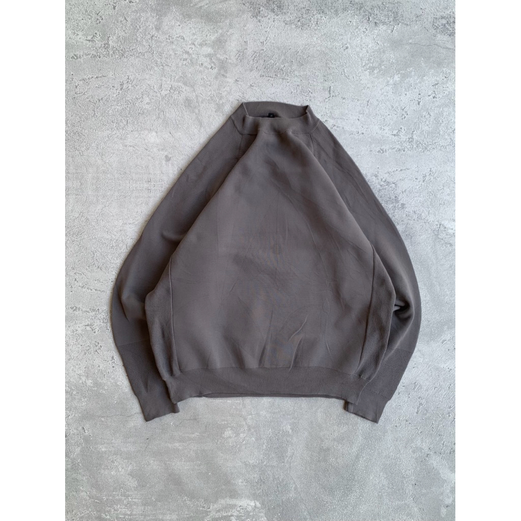 Knitwear vintage basic grandpa sweater jumpers by Muji