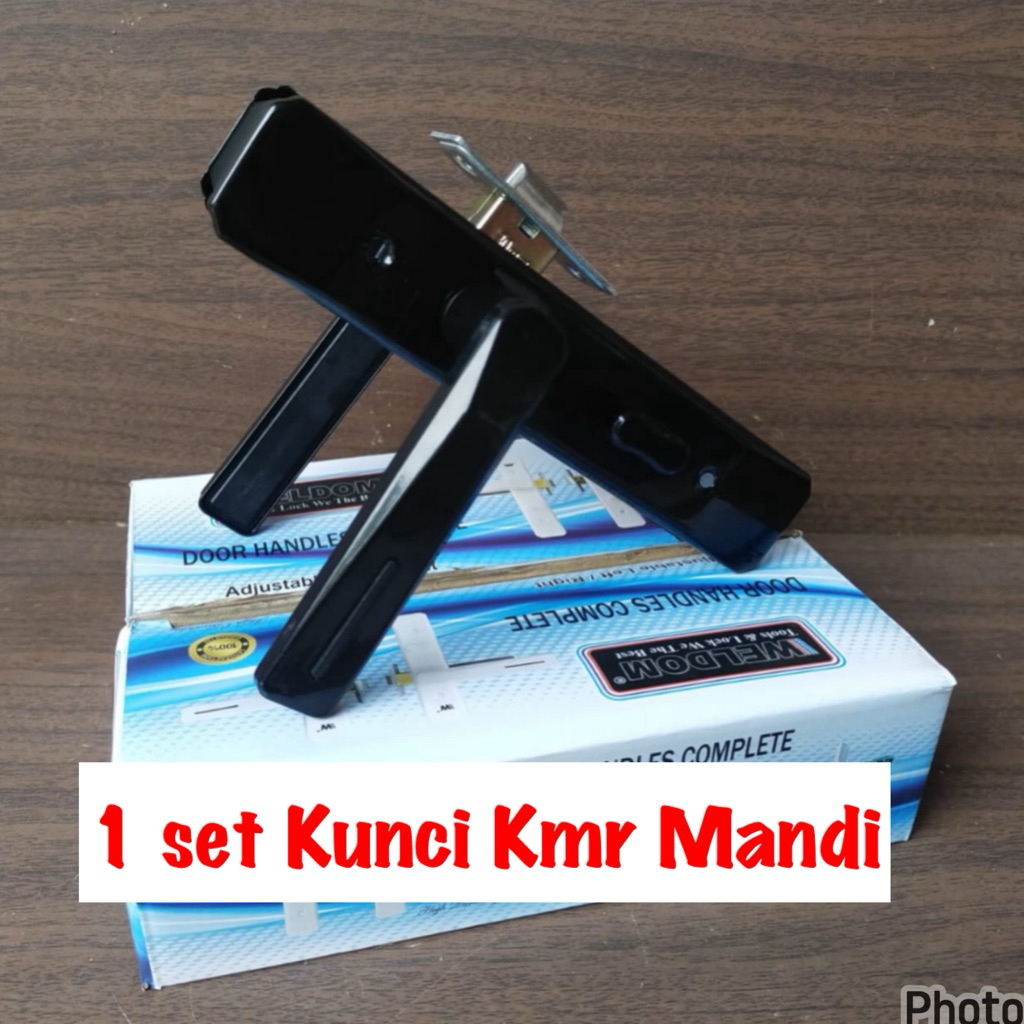 PROMO KUNCI PINTU KNOP KAMAR MANDI handle pintu alumunium silinder knop KAMAR MANDI SET KUNCI handle