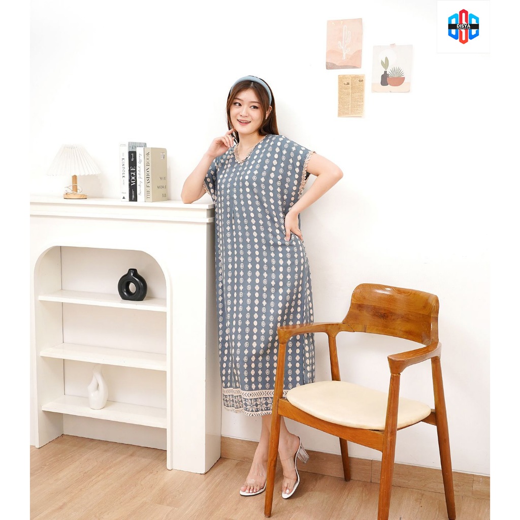 Daster Rayon jumbo busui kekinian ld 110 - 130