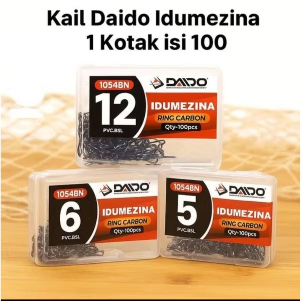 Mata Kail DAIDO Chinu 1053 kail besar/ 1054 kail kecil, carbon kotakan