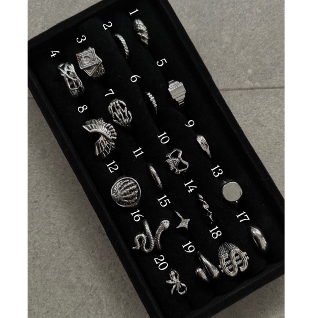 WMP - Ring’s Y2k | Cincin silver Alloy y2k | PROMO Buy 1 get 4 Ring’s