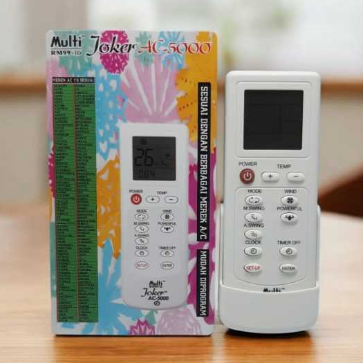 REMOTE AC MULTI/UNIVERSAL RM99+ID JOKER 5000