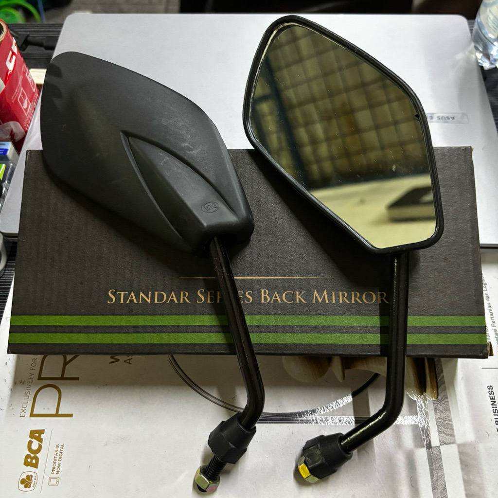 Sepasang Spion Shogun Drat 12 14 Szuki Ymaha Universal Spion Ymaha Shogun Spion Szuki Shogun Gagang 