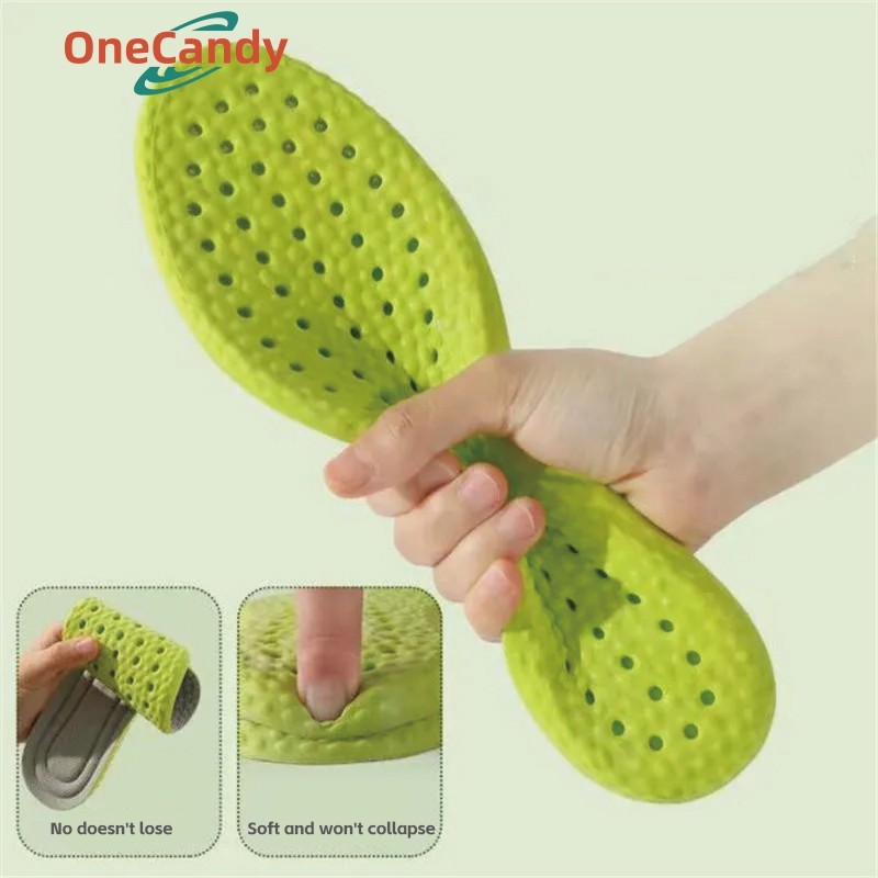 2PCS/Set Insole Sepatu Olahraga Anti Bau Bakteri Untuk Pria Dan Wanita Super Empuk Lembut Sol Sepatu