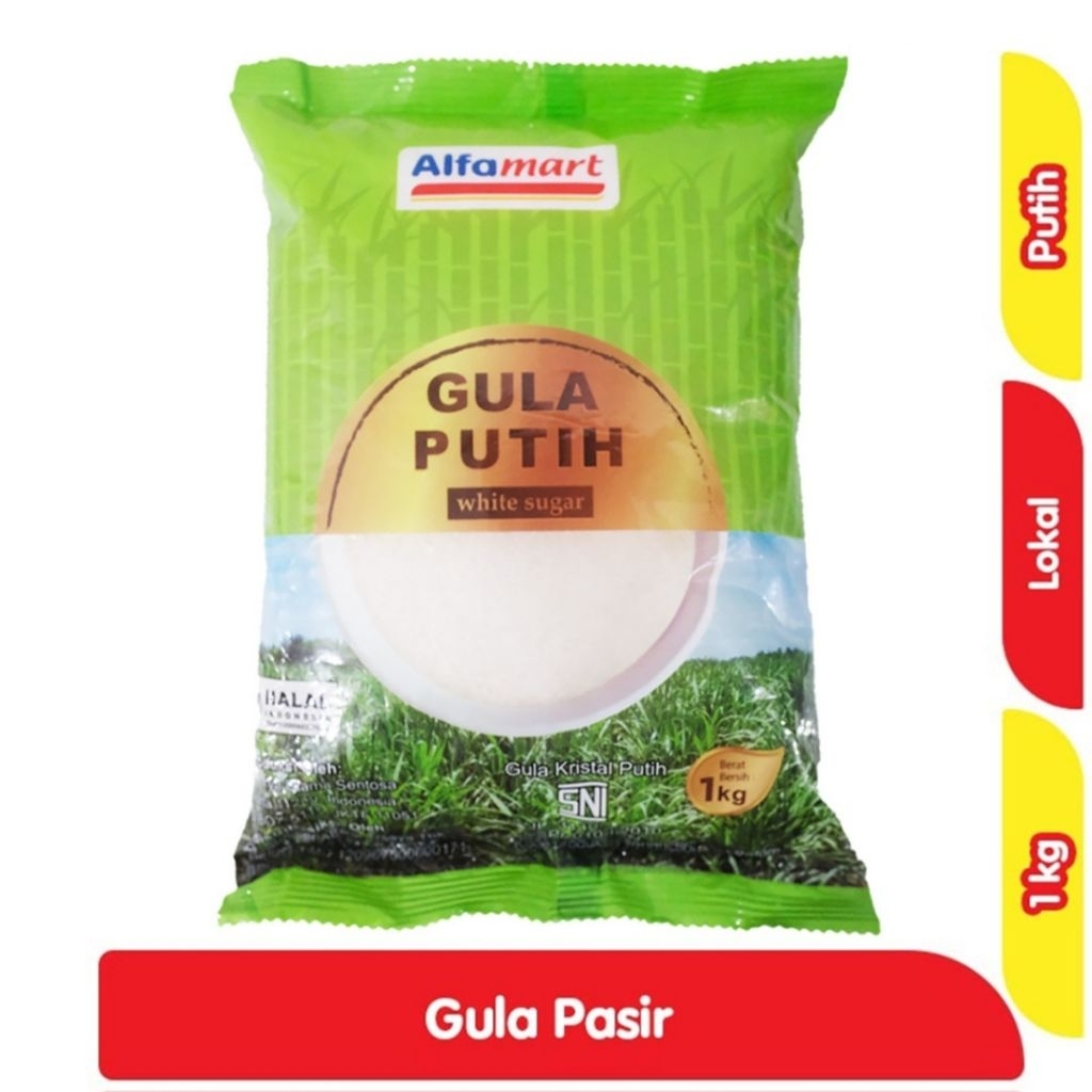 Alfamart Gula Pasir Lokal Putih 1kg
