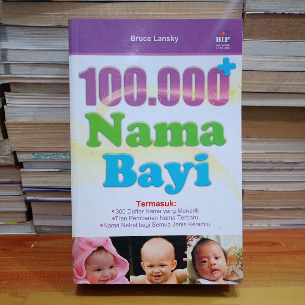 ORIGINAL BEKAS BUKU 100.000+ NAMA BAYI - BRUCE LANSKY (J3)