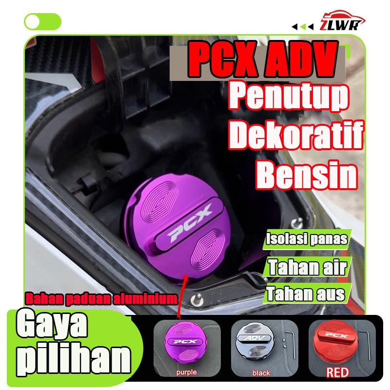 ZLWR Honda PCX ADV, tutup lubang bensin motor modifikasi, RADIATOR CAP Paduan aluminium, aksesoris d