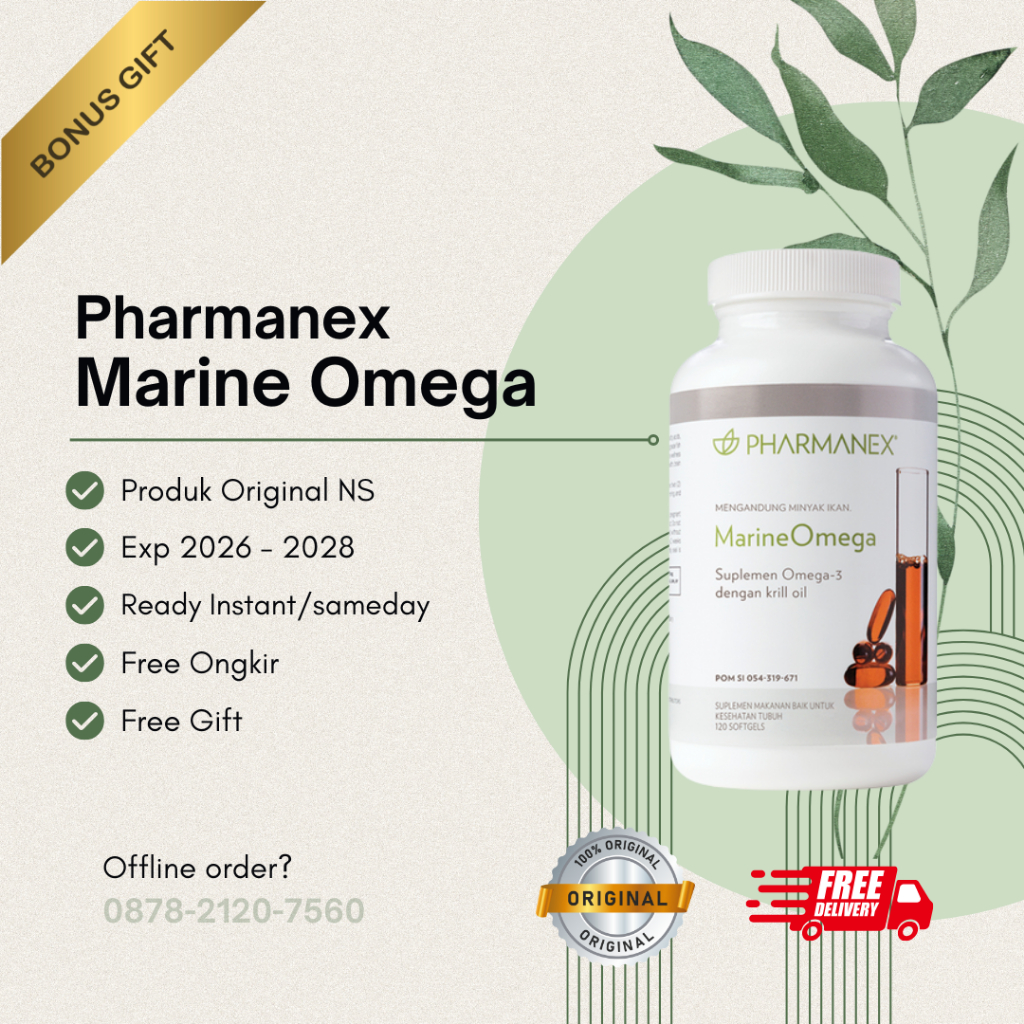 Suplemen Marine Minyak Krill Omega Original