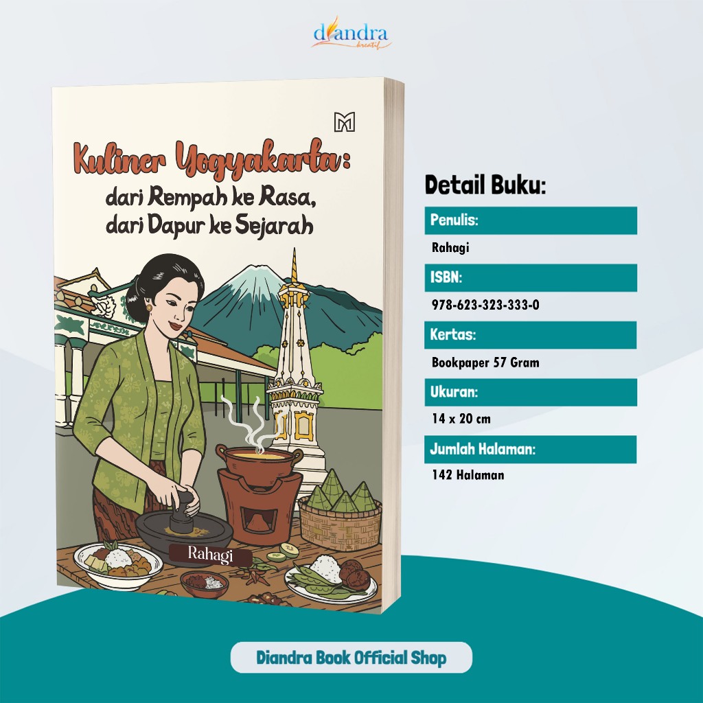 Kuliner Yogyakarta: dari Rempah ke Rasa, dari Dapur ke Sejarah Buku Sosial Budaya Karya Rahagi