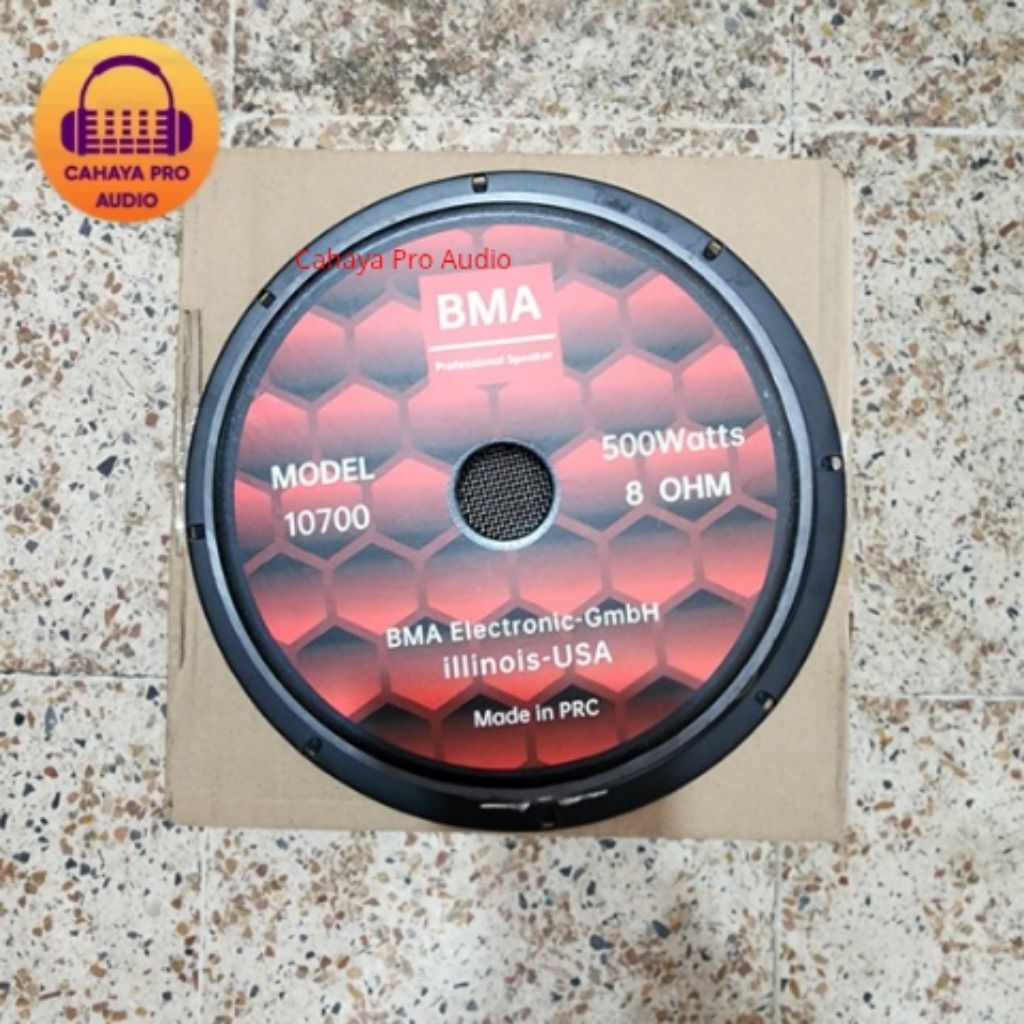 Speaker BMA 10700 Voice Coil 3 Inch Original BMA Speaker Komponen 10 Inch