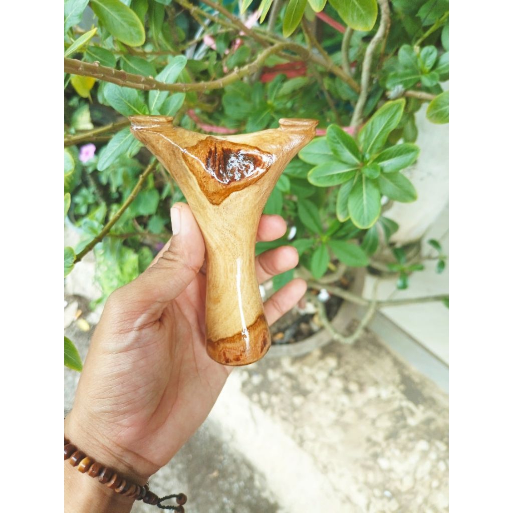 frame ketapel bahan kayu jambu air