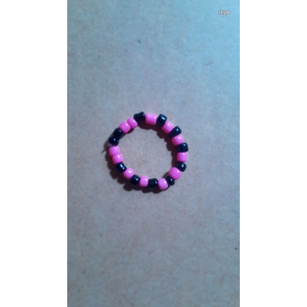 cincin manik 2 warna polos