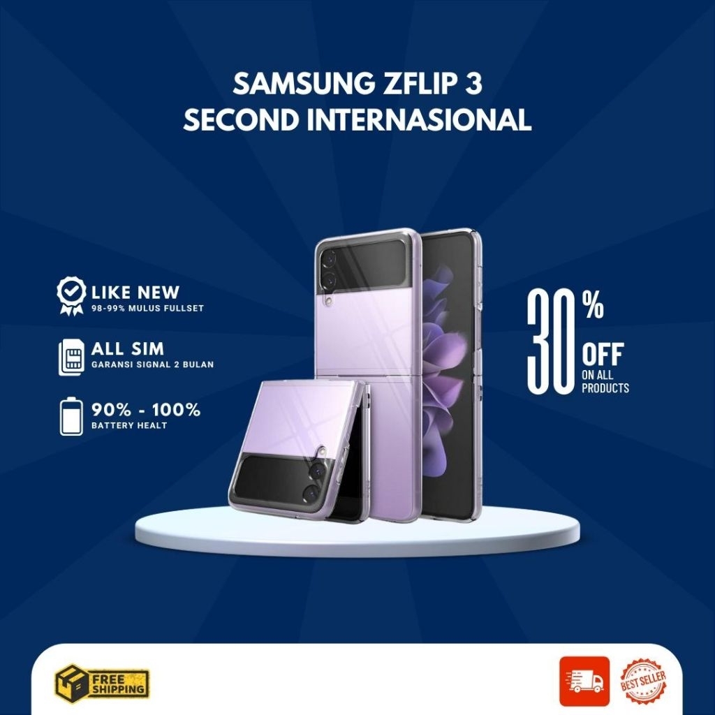 SAMSUNG Z FLIP 3 SECOND ORIGINAL