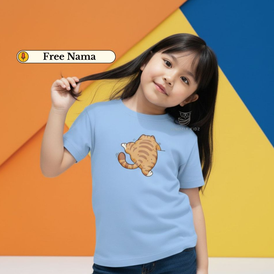 Kaos Anak Garfield Usia 1 - 12 Tahun Cotton Combed Tshirt Viral Baju Anak Lucu