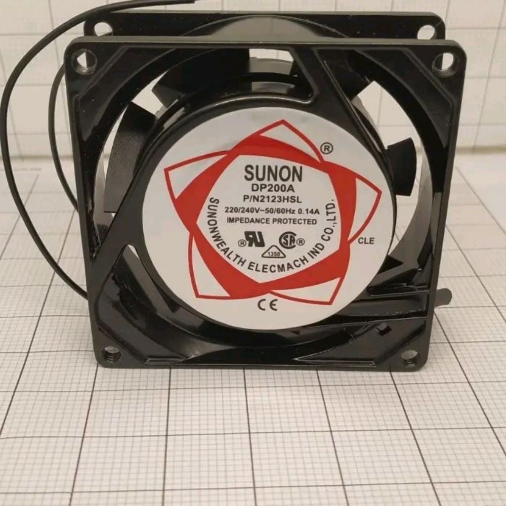 Fan AC Sunon 8x8cm 220v / Kipas AC 8cm 220v / Fan AC Sunon 8 x 8cm 220V / Fan AC Sunon 8cm / Fan 8x8