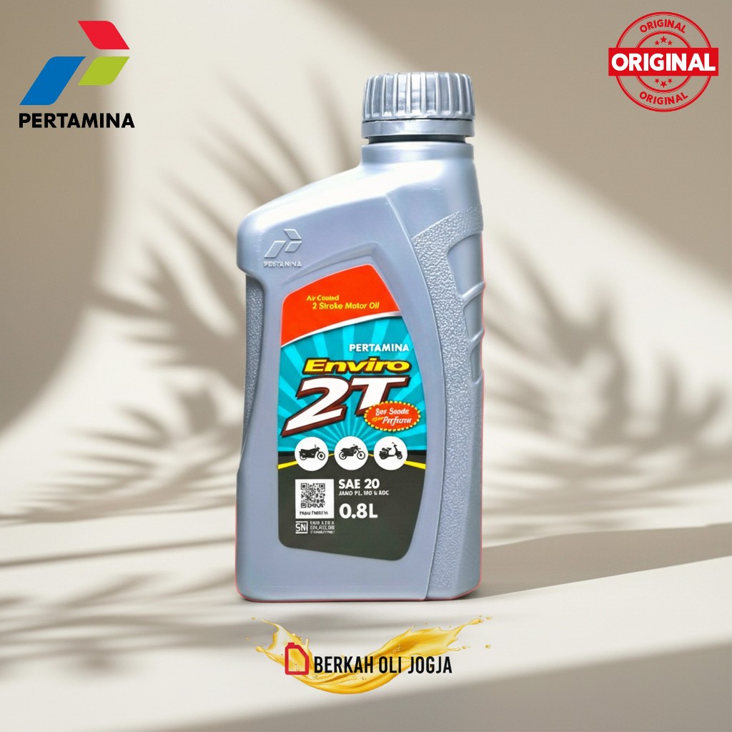 Pertamina ENVIRO 2T SAE 20 | Oli Mesin Enviro 2T 800ml Original Bergaransi