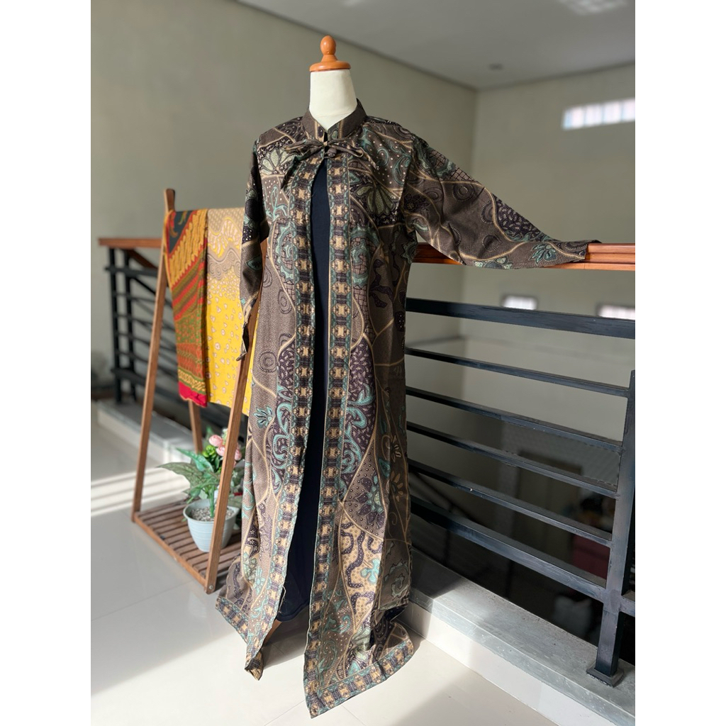 Outer Batik Lengan Panjang Dobby