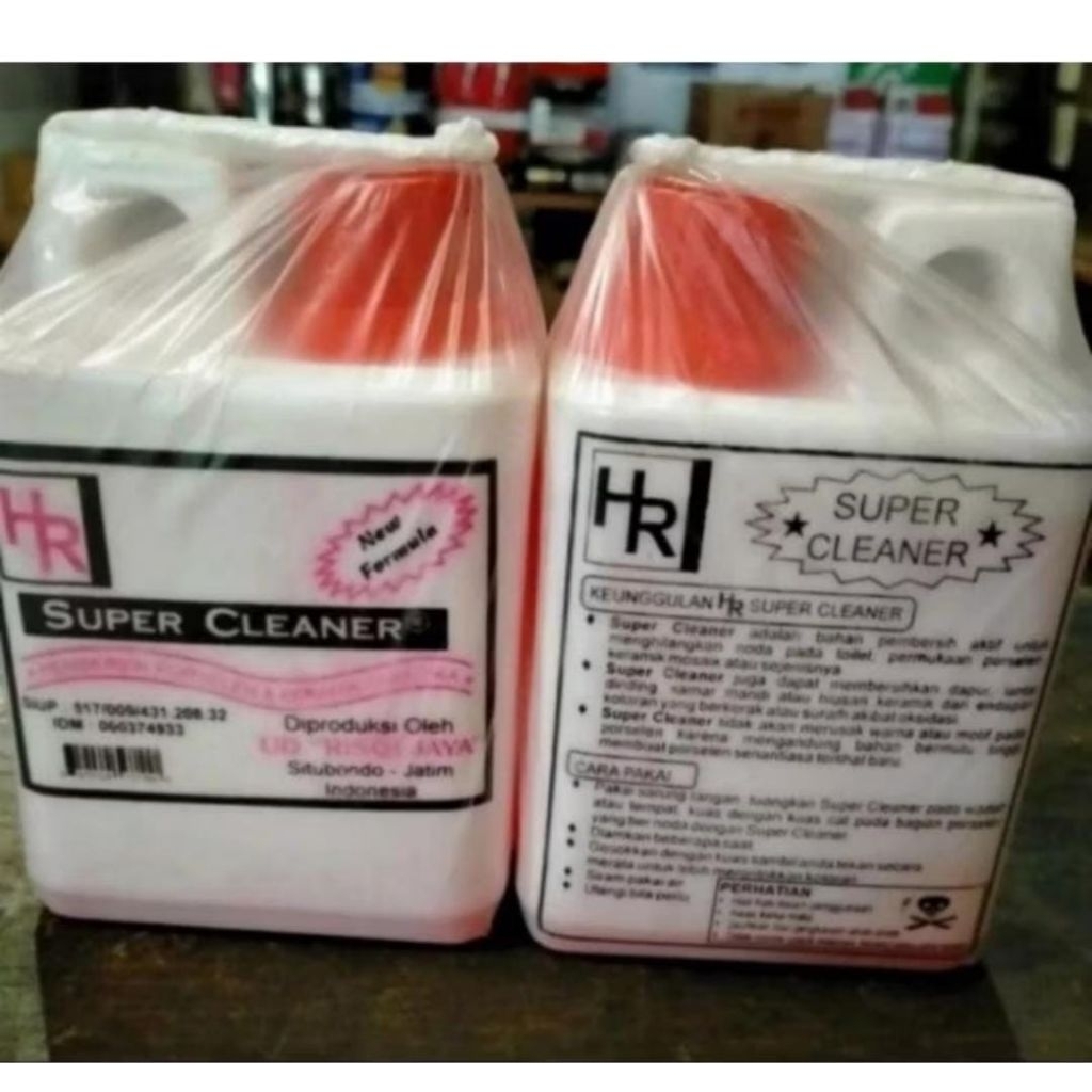 super hr cairan pembersih KERAMIK POSELEN toilet hr super cleaner HR