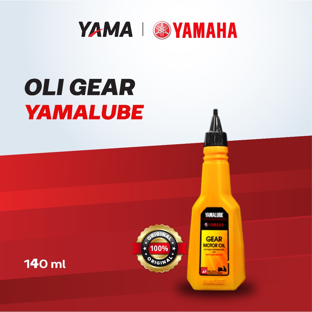 OLI GER GEAR GARDAN MOTOR MATIC MIO J GT M3 X RIDE YAMAHA YAMALUBE 140 ML ORIGINAL