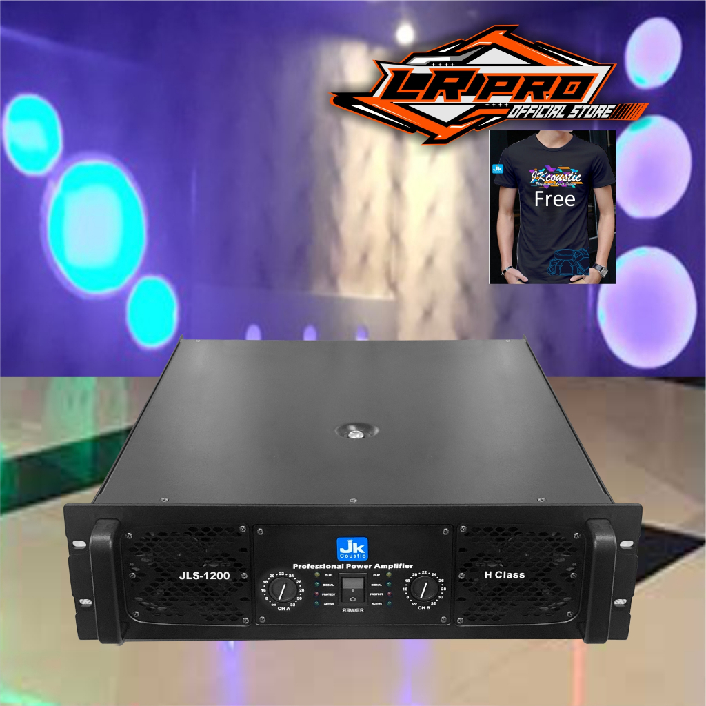 Power Amplifier Class H Jk coustic JLS 1200 2x1200 watt