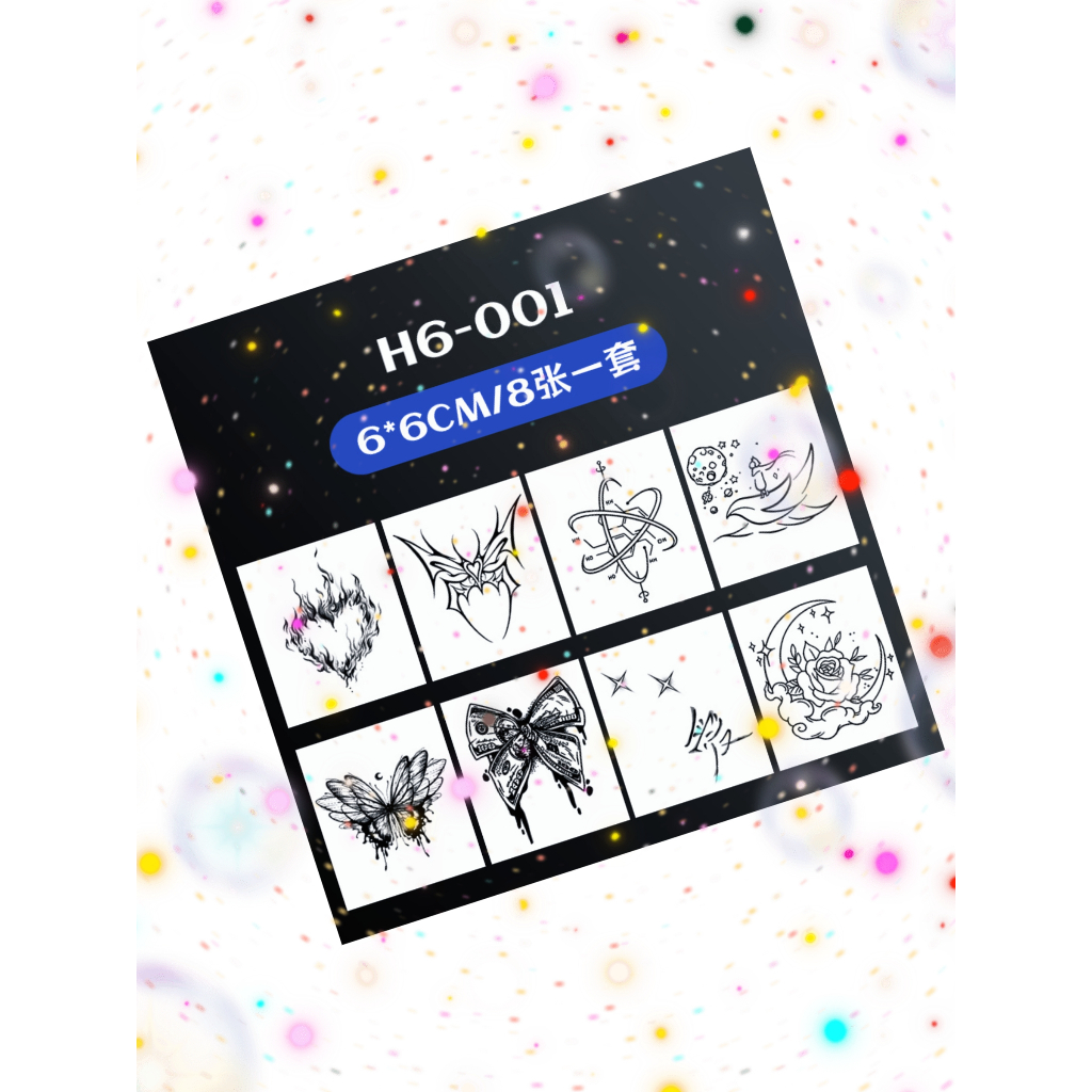 TATTO TANGAN TATTO KECIL 8 GAMBAR 8 LEMBAR