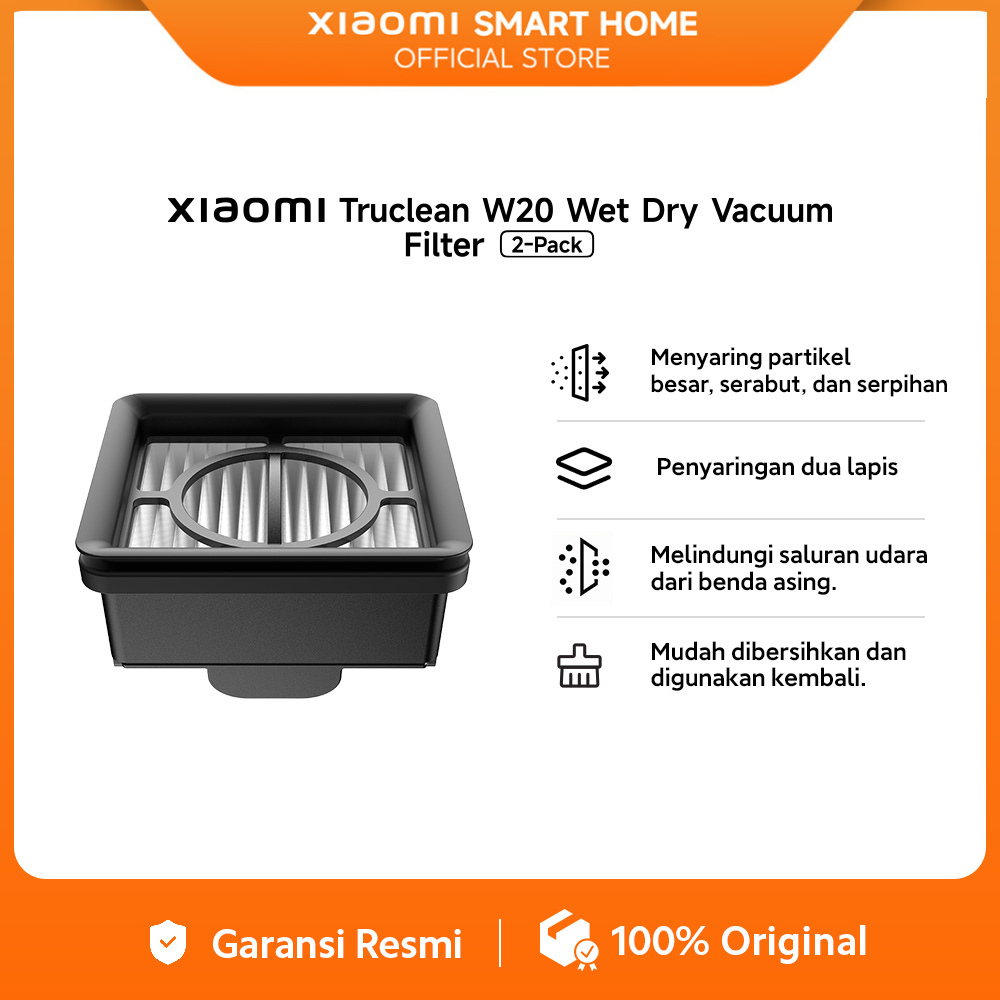 Xiaomi Truclean W20 Wet Dry Vacuum Filter (2-Pack)