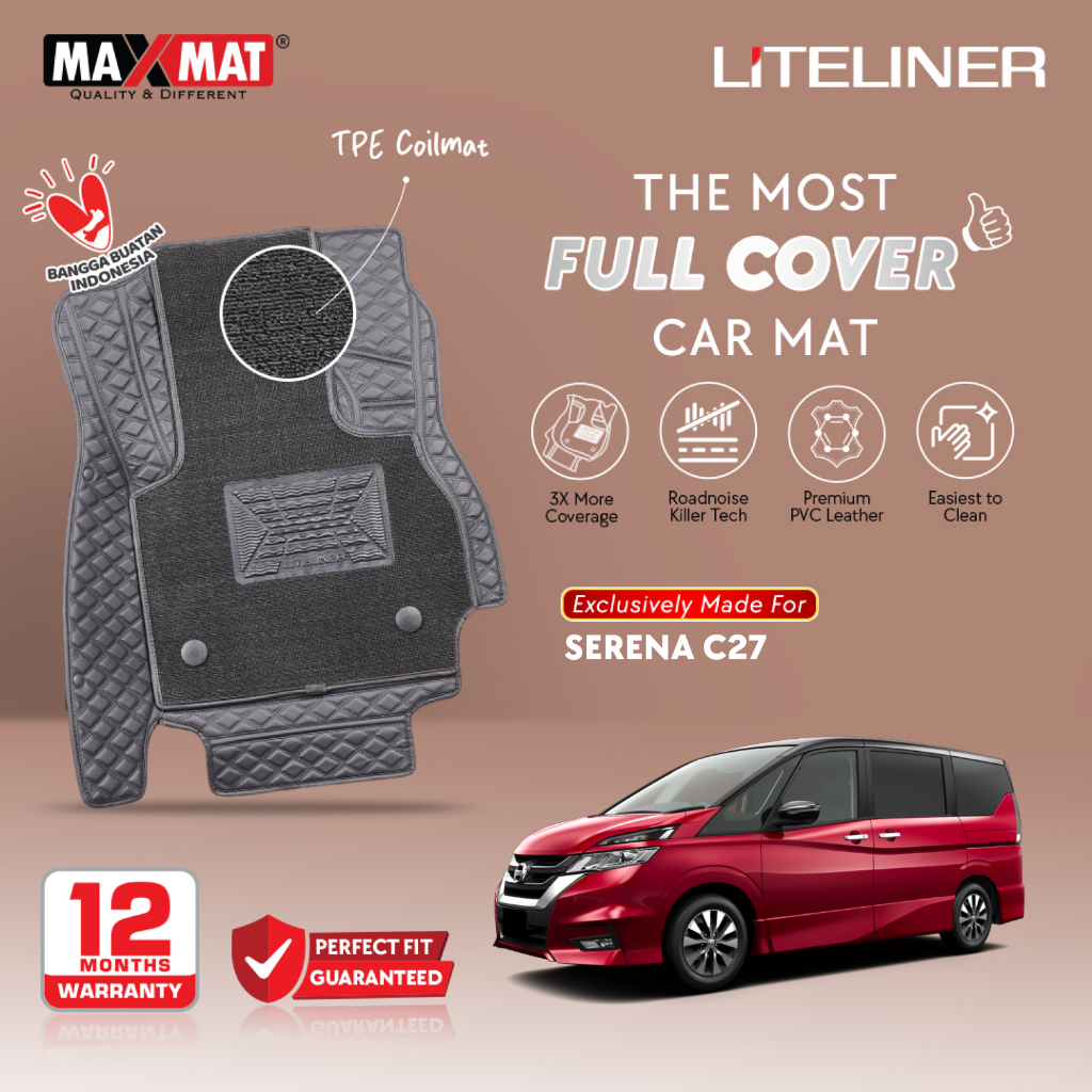 Otoproject - Karpet Mobil Maxmat 7D Liteliner Nissan Serena C27